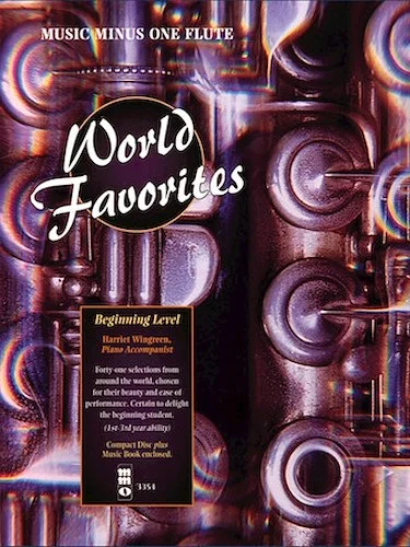 World Favorites - Beginning Level - Music Minus One Flute