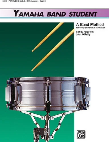 Yamaha Band Student, Book 3: A Band Method for Group or Individual Instruction
