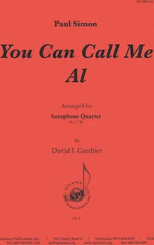 You Can Call Me Al - Sax 4-aatb
