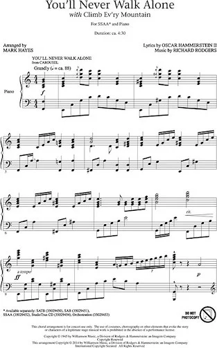 You'll Never Walk Alone - with Climb Ev'ry Mountain