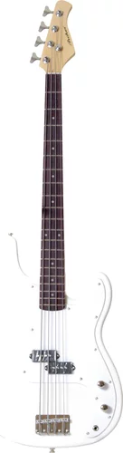 Archer SB10 P-Style White Electric Bass - White