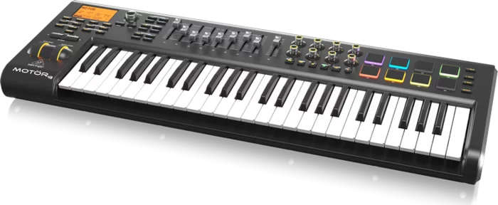 Behringer Motor49 49-Key USB/MIDI Master Controller Keyboard w/Motorized Faders and Touch-Sensitive Pads