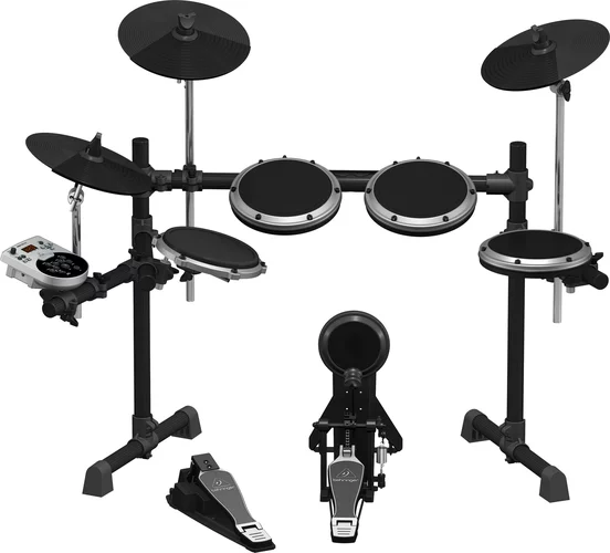 8-Piece Electronic Drum Set with 110 Sounds, 15 Dr