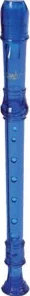 Canto 1-piece Soprano Recorder (blue)