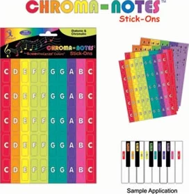 Chroma-Notes Stick-Ons