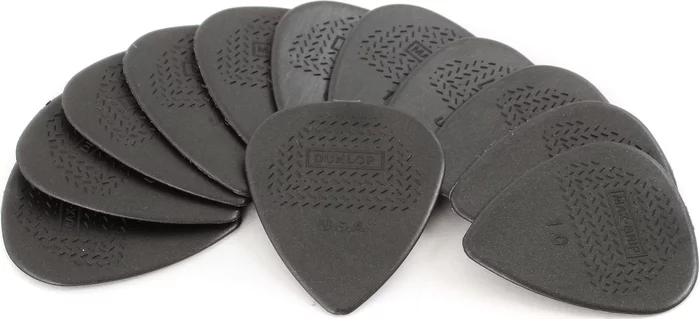 Dunlop Max Grip Guitar Picks - 12-Pack - 1.0 mm Gauge