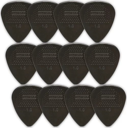 Dunlop Nylon Standard Guitar Picks - 12-Pack - 1.0mm - Black
