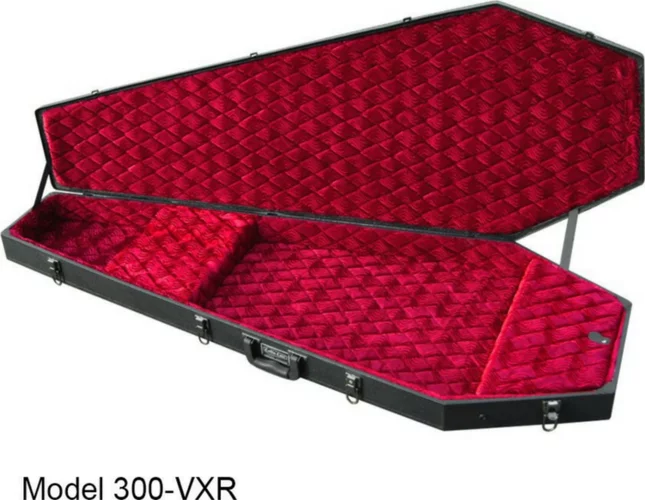 Extreme Coffin Guitar Case / Red Velvet