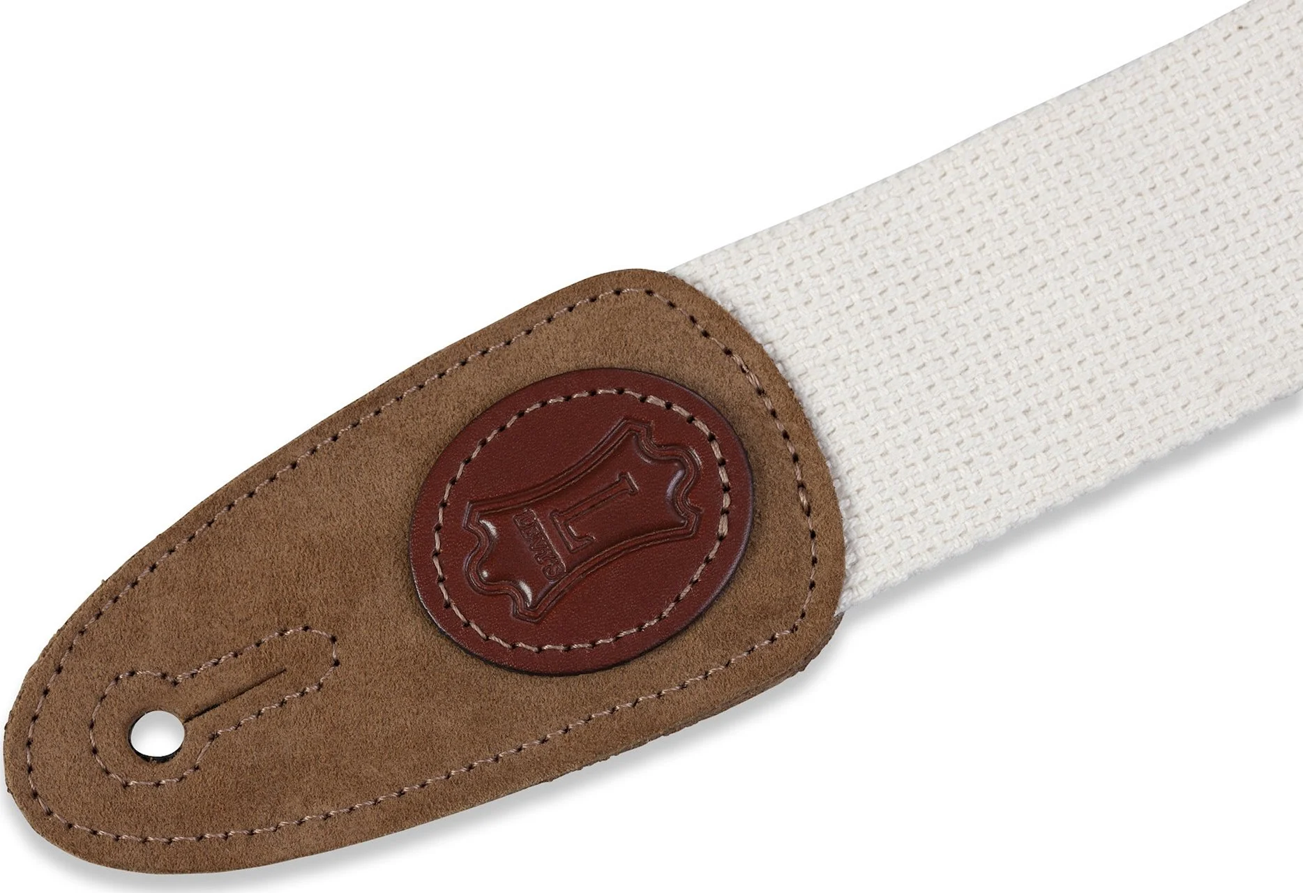 Levys 2 Inch Cotton Guitar Strap with Leather Ends Desert Camouflage 