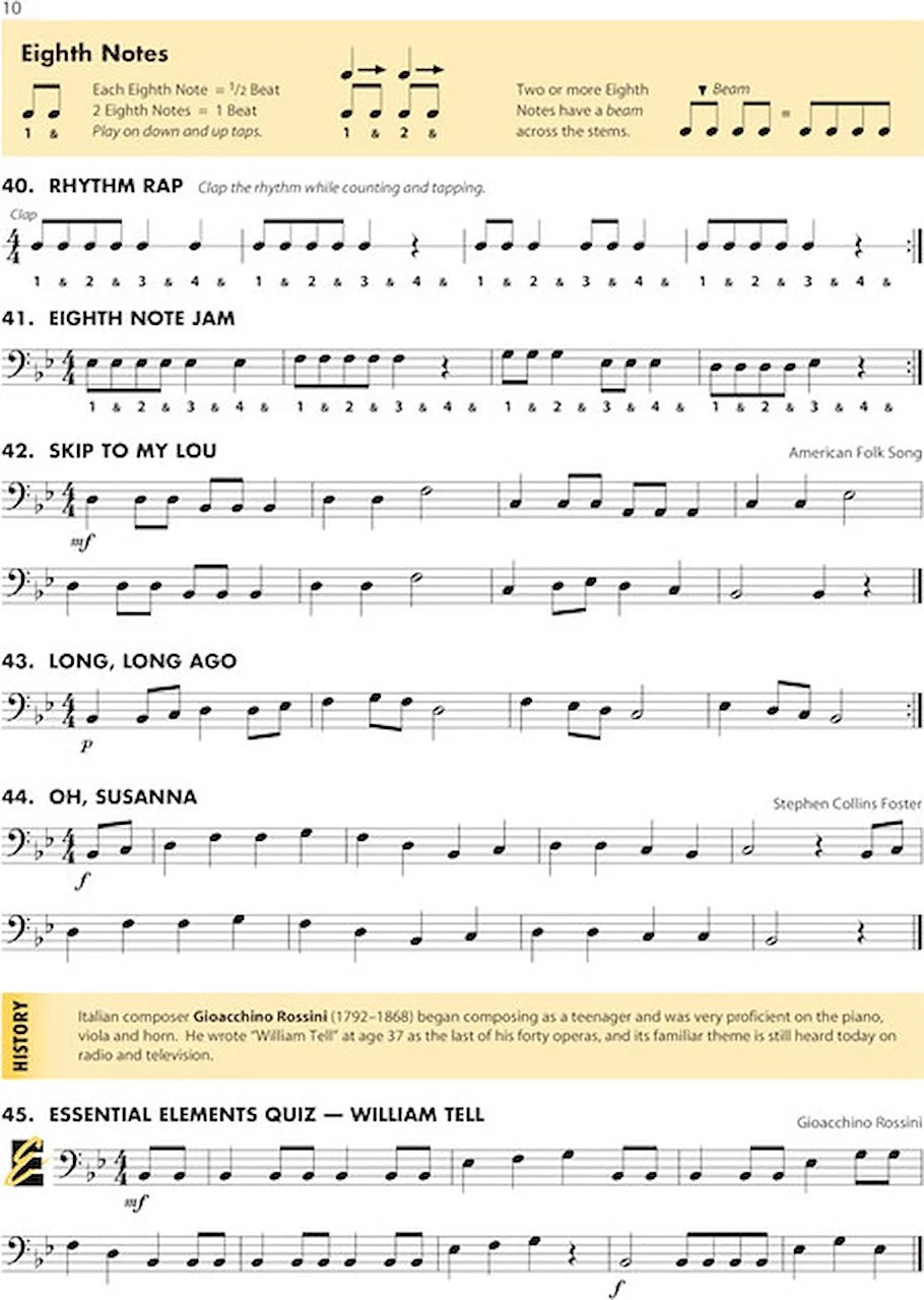 Essential Elements for Band Electric Bass Book 1 with EEi 73999625813