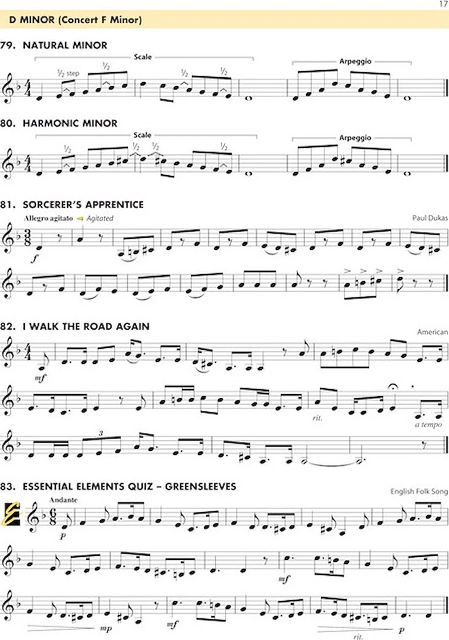 Hal Leonard Essential Technique for Band EB Alto (book 3