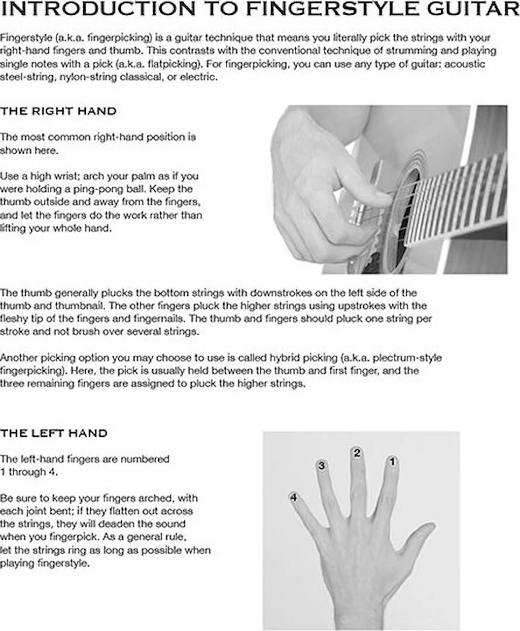 Fingerpicking Acoustic Classics 15 Songs Arr Solo GTR in Standard