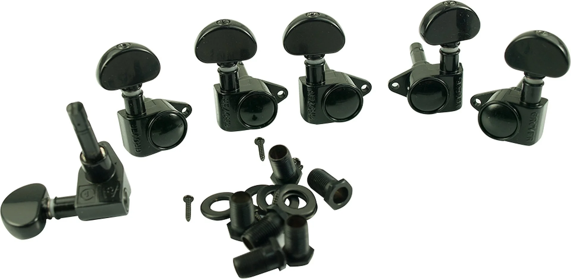 Grover 106BC Black 3x3 Locking Machine Heads for sale online | eBay