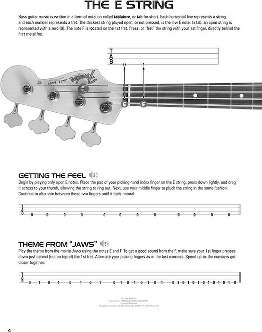 Hal Leonard Bass Tab Method - Combo Edition of Books 1 & 2 with Online  Audio Guitar Tab Method (368645) by Hal Leonard