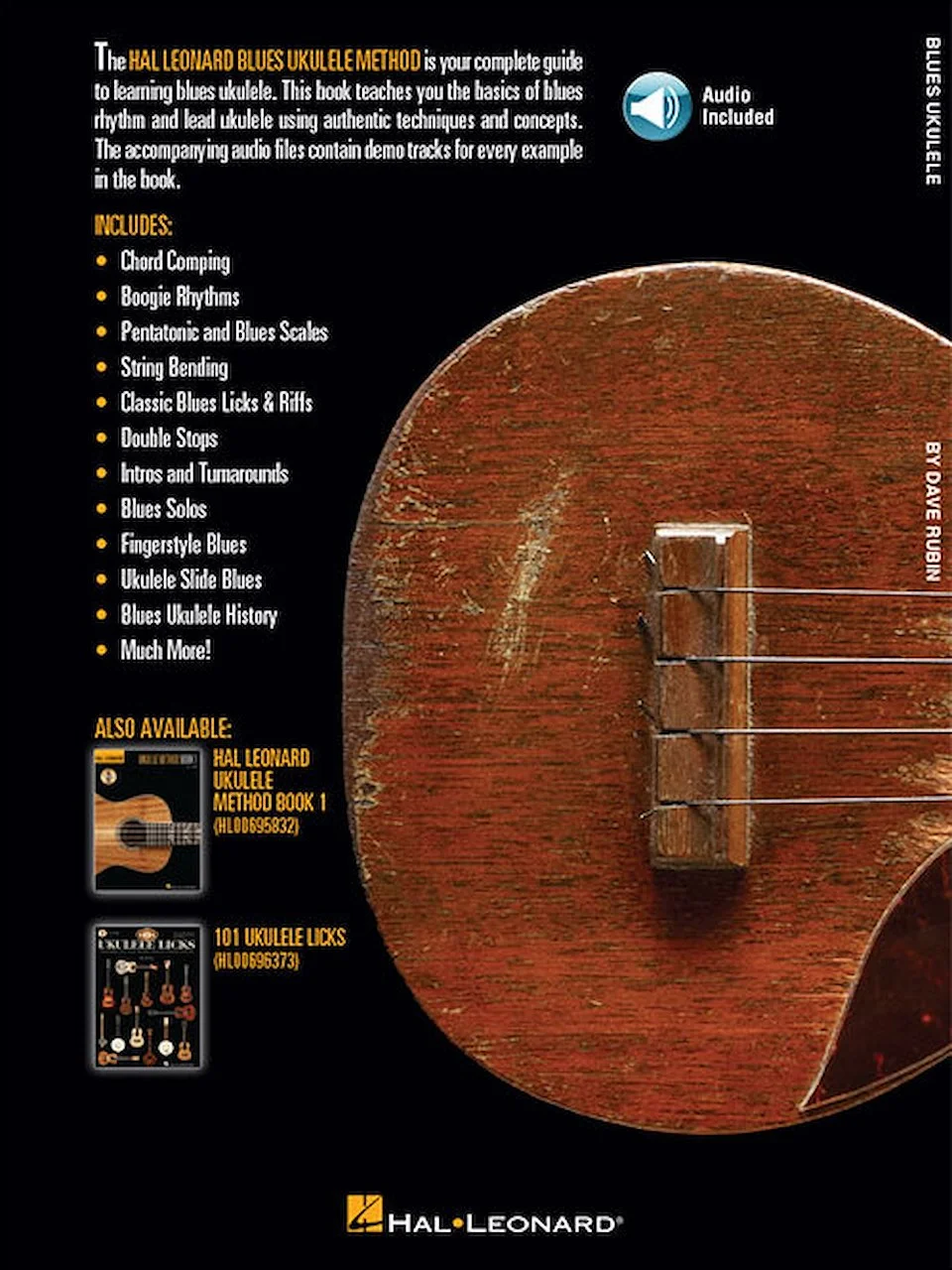 Hal leonard blues ukulele: learn to play blues ukulele +cd: With Authentic Licks Hal Leonard Ukulele Method Techniques & Concepts Chords 