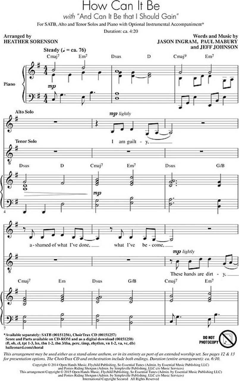 PraiseSong How Can It Be Choirtrax CD by Lauren Daigle for sale online