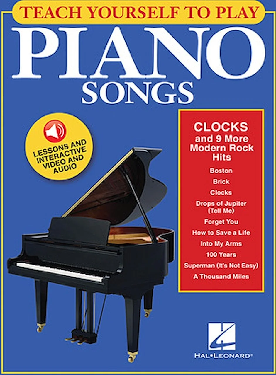 Teach Yourself to Play Piano Songs Clocks & 9 More Modern Rock Hits