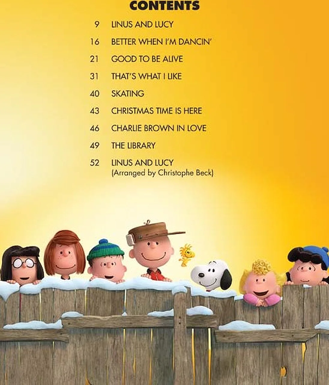 The Peanuts Movie Motion Picture Soundtrack Music Book for sale online