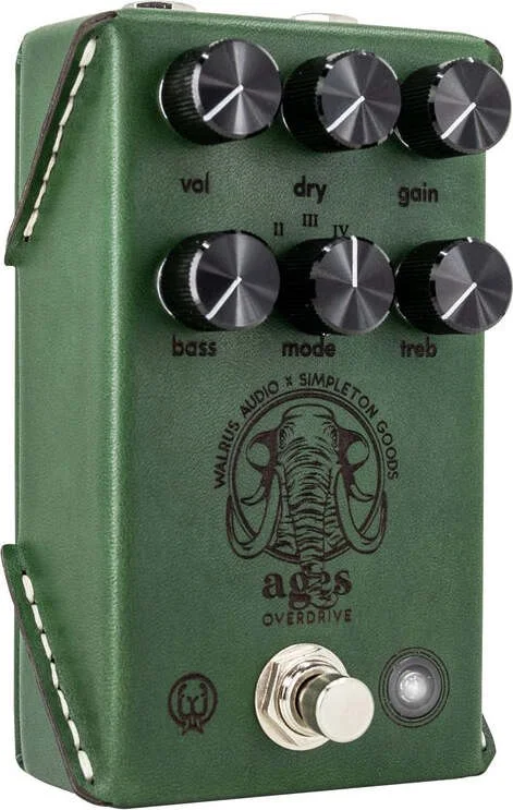 Walrus Audio Ages Five-State Overdrive Craftsman Series Rare Limited  Edition Leather Wrapped