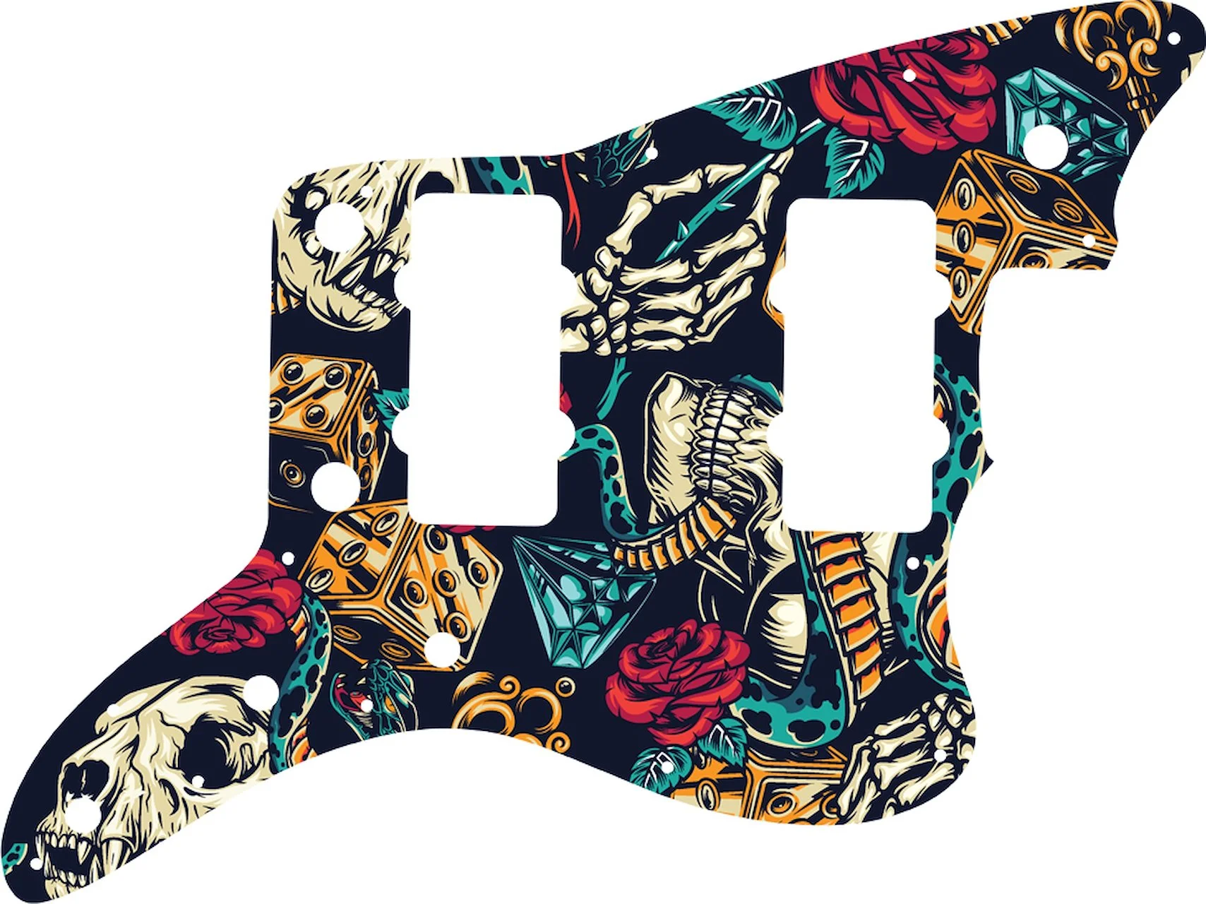 WD Custom Pickguard For Fender American Performer Jazzmaster - Picture 25 of 88