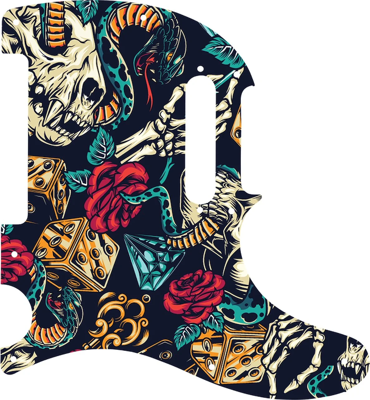 WD Custom Pickguard For Fender Limited Edition American Standard Double-Cut T... - Picture 66 of 97