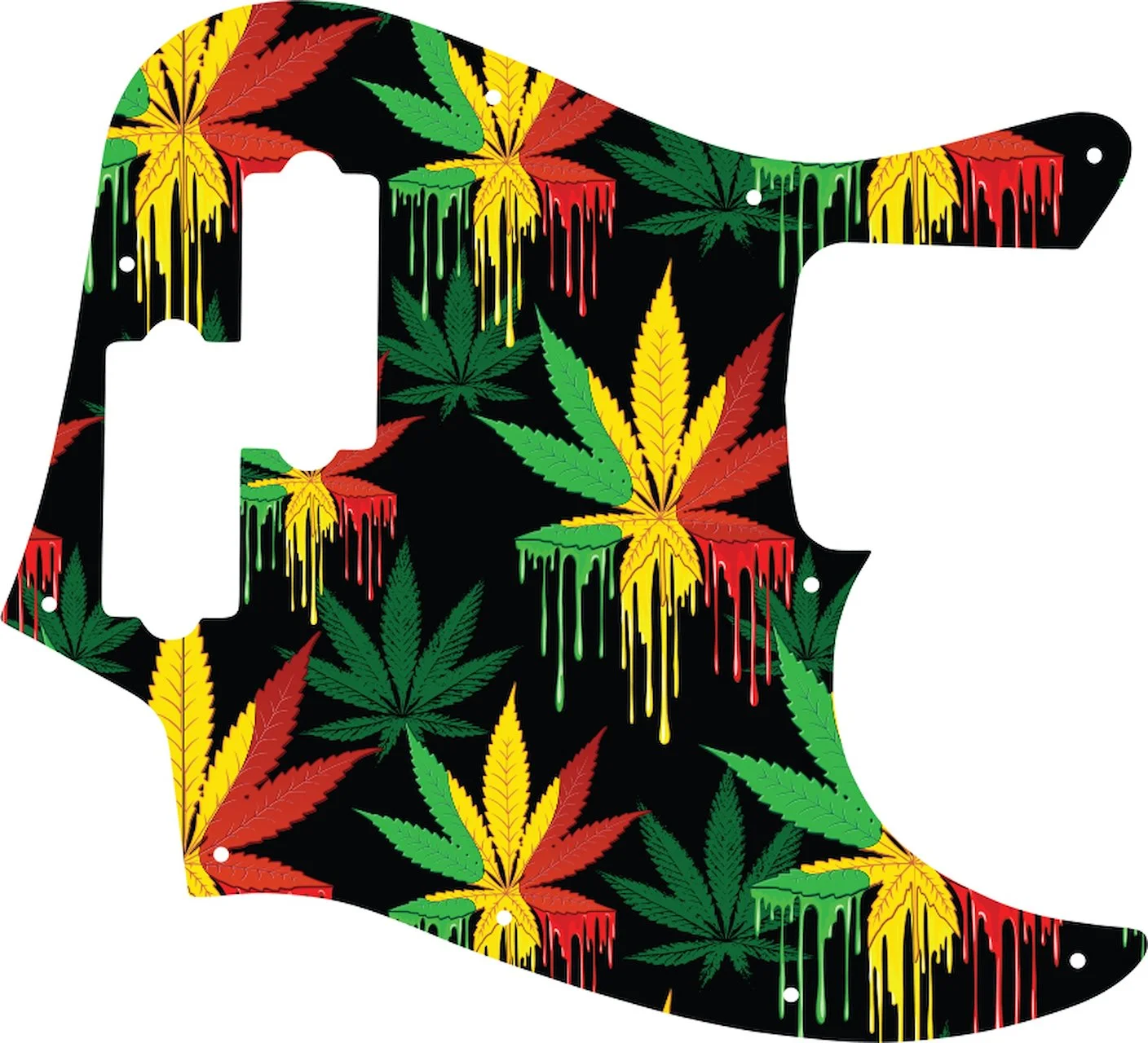 #GC01 Rasta Drip Graphic