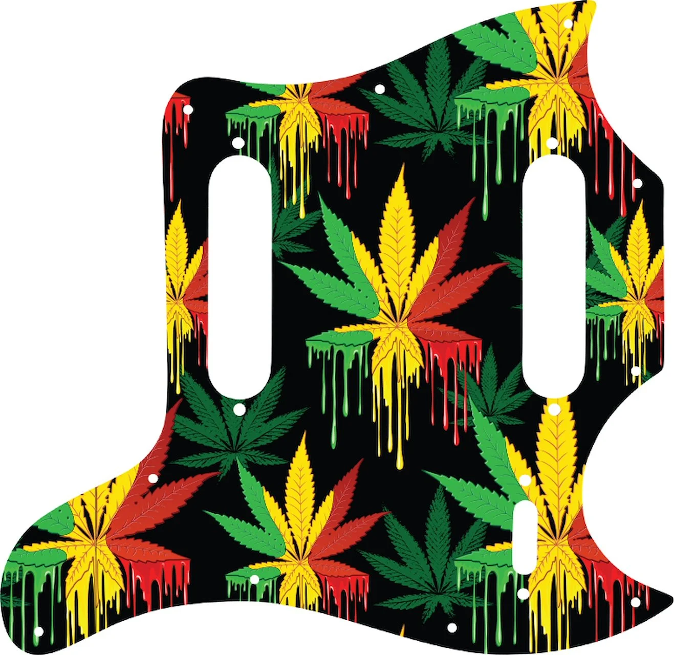 #GC01 Rasta Drip Graphic