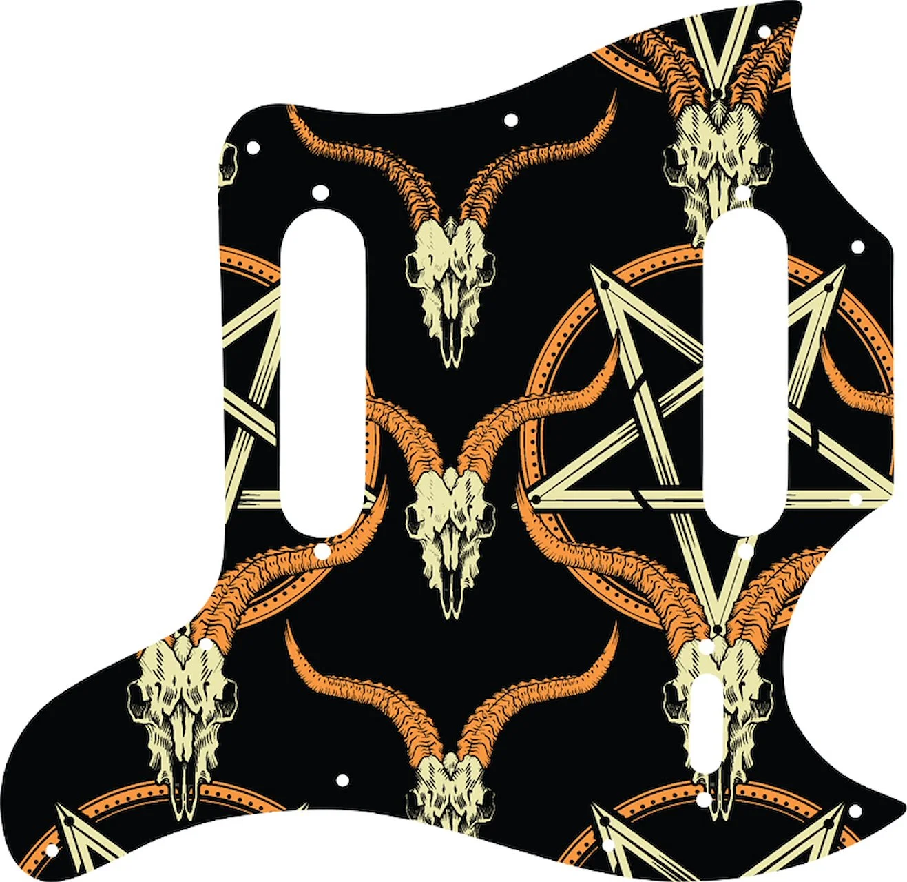 #GOC01 Goat Skull Graphic