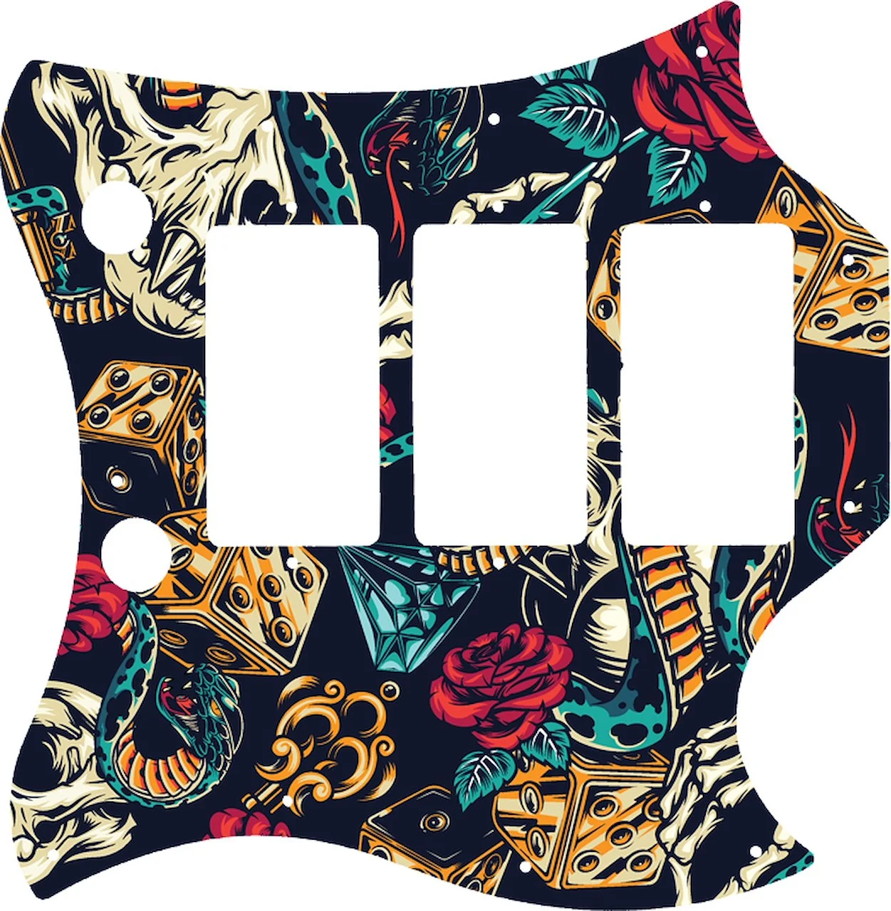 WD Custom Pickguard For Gibson "Captain" Kirk Douglas Signature Roots SG - Picture 68 of 97