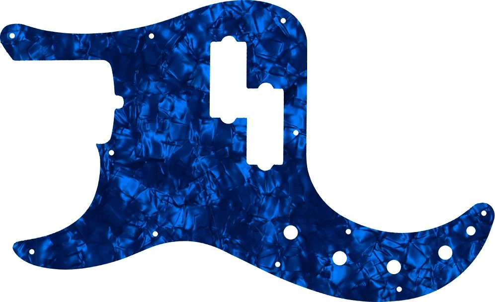 WD Custom Pickguard For Left Hand Fender 2019 American Ultra Precision Bass - Picture 4 of 88