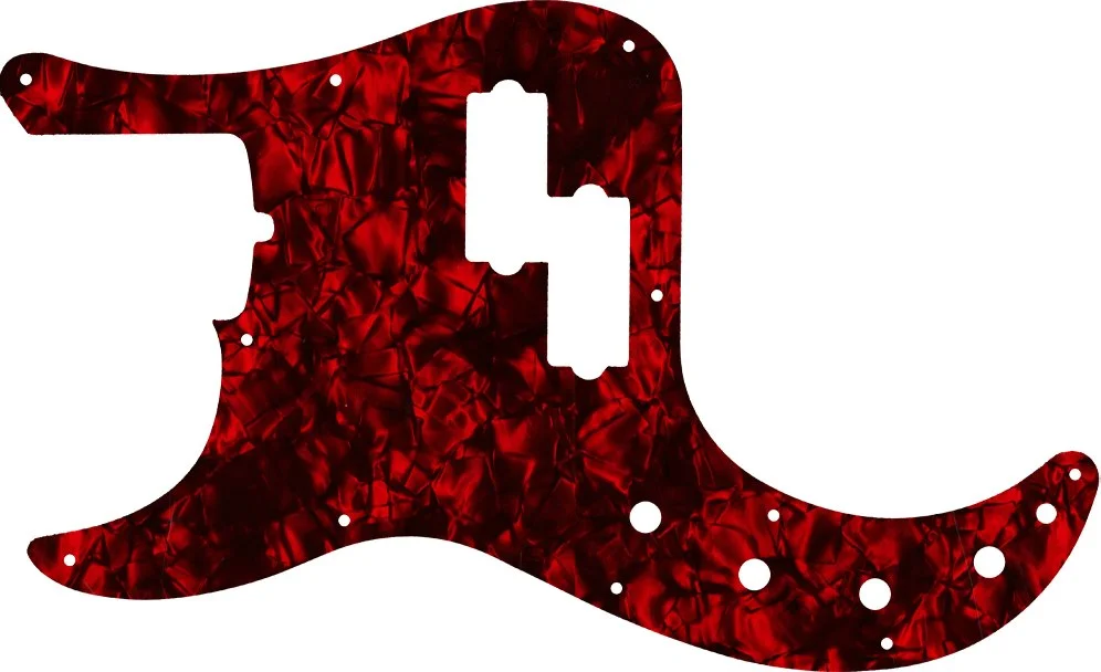 WD Custom Pickguard For Left Hand Fender 2019 American Ultra Precision Bass - Picture 5 of 88