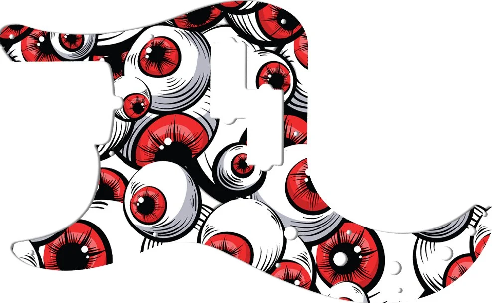 WD Custom Pickguard For Left Hand Fender 2019 American Ultra Precision Bass - Picture 18 of 88