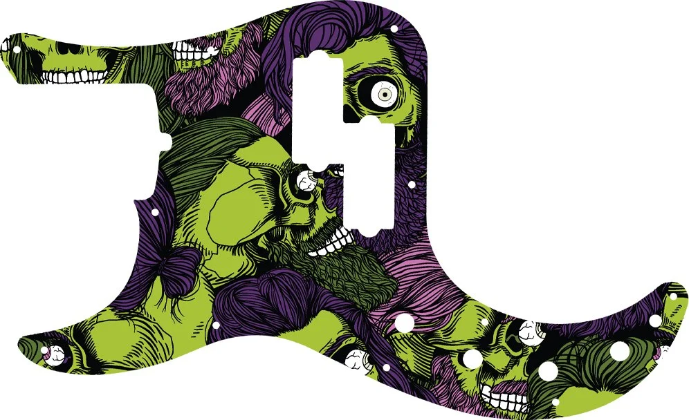 WD Custom Pickguard For Left Hand Fender 2019 American Ultra Precision Bass - Picture 19 of 88