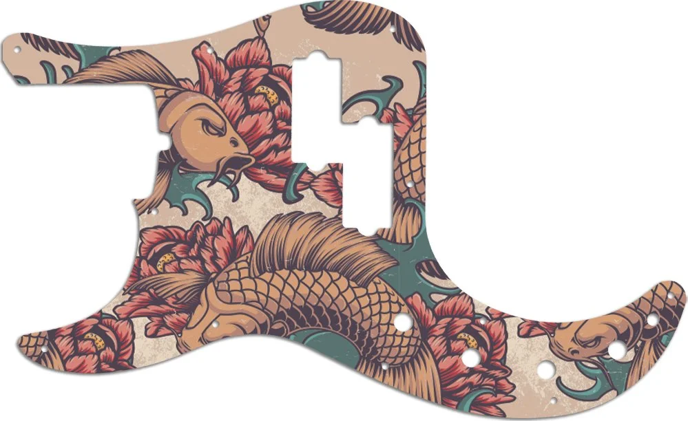 WD Custom Pickguard For Left Hand Fender 2019 American Ultra Precision Bass - Picture 23 of 88