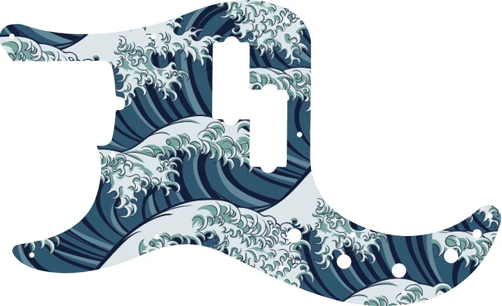 WD Custom Pickguard For Left Hand Fender 2019 American Ultra Precision Bass - Picture 24 of 88