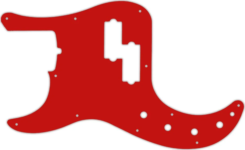 WD Custom Pickguard For Left Hand Fender 2019 American Ultra Precision Bass - Picture 42 of 88