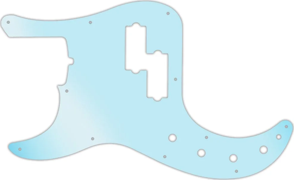 WD Custom Pickguard For Left Hand Fender 2019 American Ultra Precision Bass - Picture 46 of 88