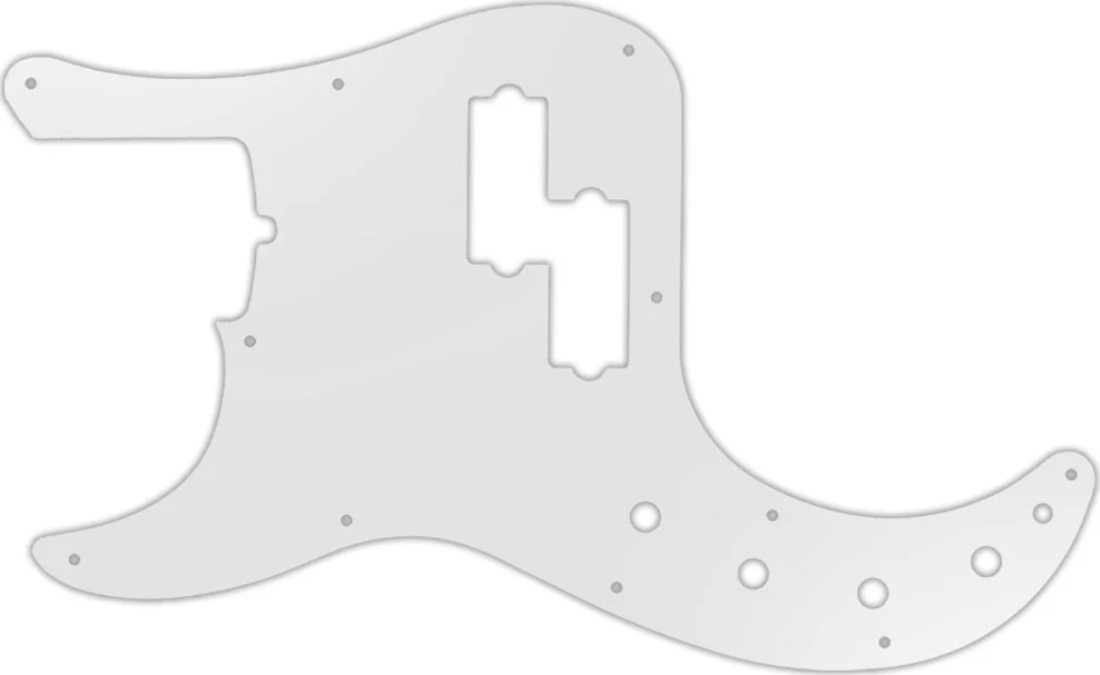 WD Custom Pickguard For Left Hand Fender 2019 American Ultra Precision Bass - Picture 58 of 88