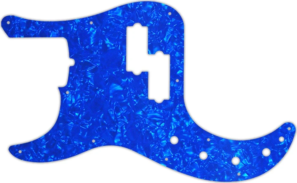 WD Custom Pickguard For Left Hand Fender 2019 American Ultra Precision Bass - Picture 62 of 88