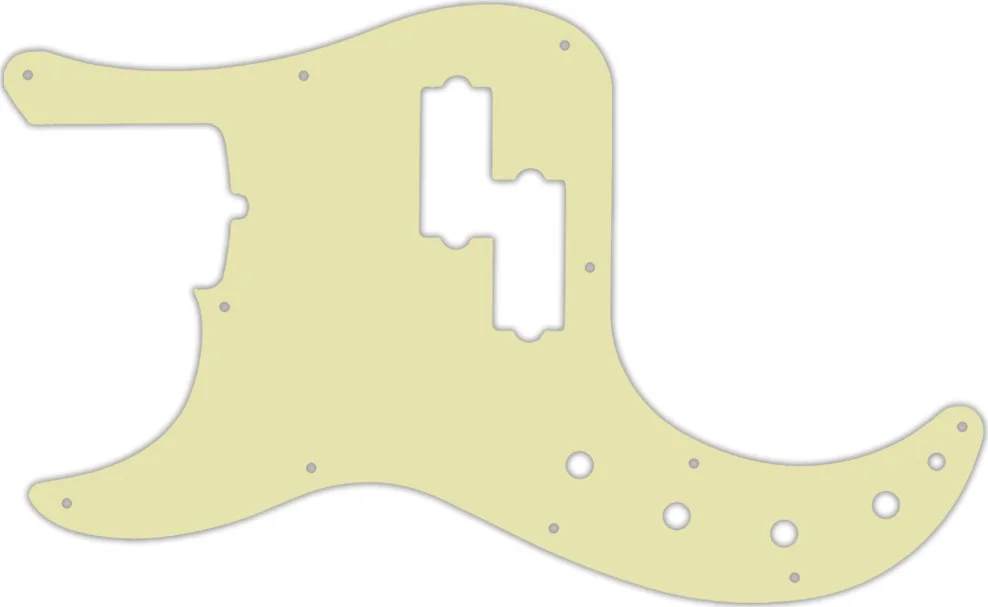 WD Custom Pickguard For Left Hand Fender 2019 American Ultra Precision Bass - Picture 70 of 88