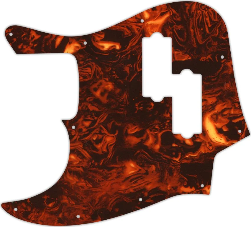 WD Custom Pickguard For Left Hand Fender Blacktop Jazz Bass - Picture 11 of 97