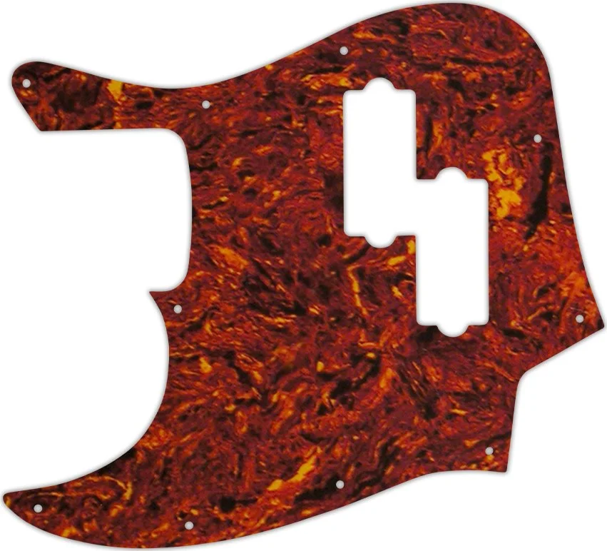 WD Custom Pickguard For Left Hand Fender Blacktop Jazz Bass - Picture 12 of 97