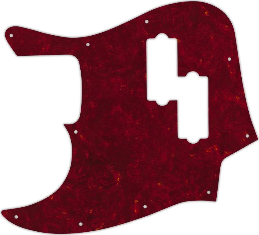 WD Custom Pickguard For Left Hand Fender Blacktop Jazz Bass - Picture 13 of 97