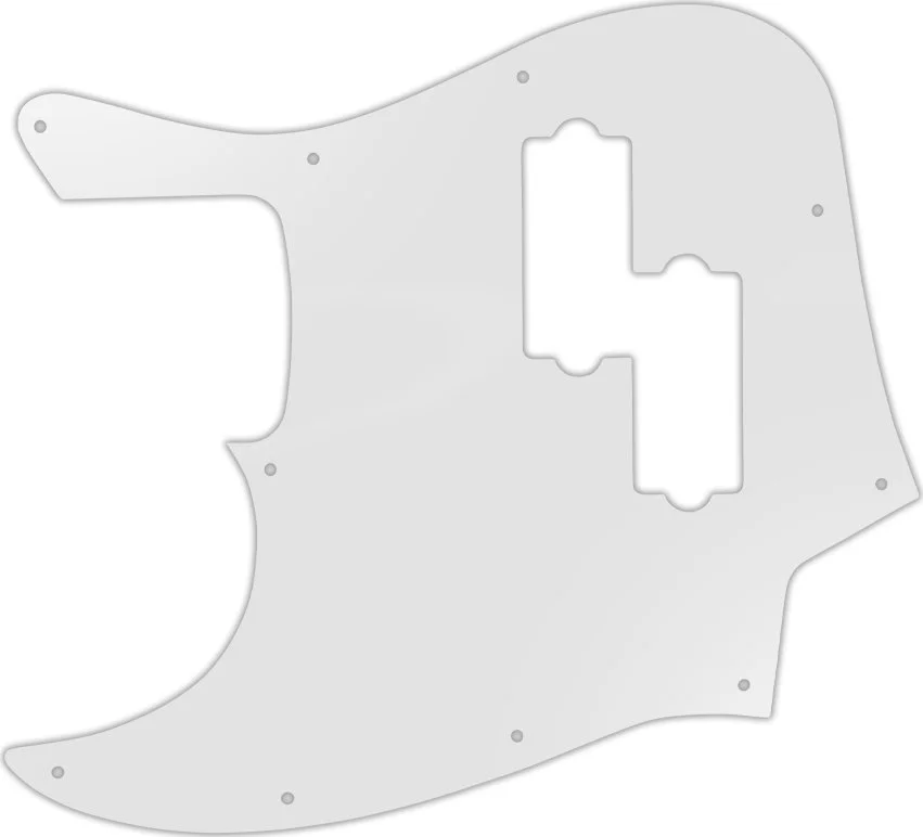 WD Custom Pickguard For Left Hand Fender Blacktop Jazz Bass - Picture 35 of 97
