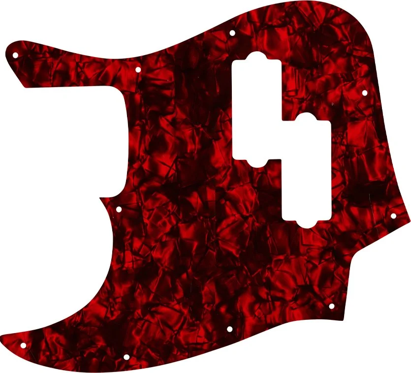 WD Custom Pickguard For Left Hand Fender Blacktop Jazz Bass - Picture 43 of 97