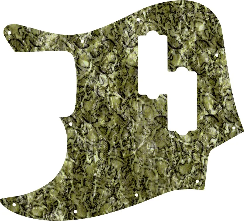 WD Custom Pickguard For Left Hand Fender Blacktop Jazz Bass - Picture 52 of 97