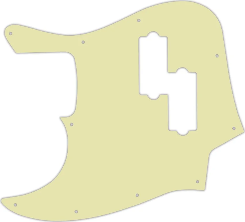 WD Custom Pickguard For Left Hand Fender Blacktop Jazz Bass - Picture 53 of 97