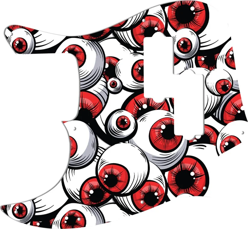 WD Custom Pickguard For Left Hand Fender Blacktop Jazz Bass - Picture 86 of 97