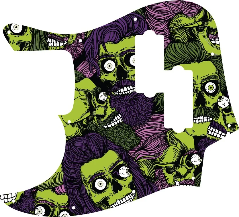 WD Custom Pickguard For Left Hand Fender Blacktop Jazz Bass - Picture 87 of 97