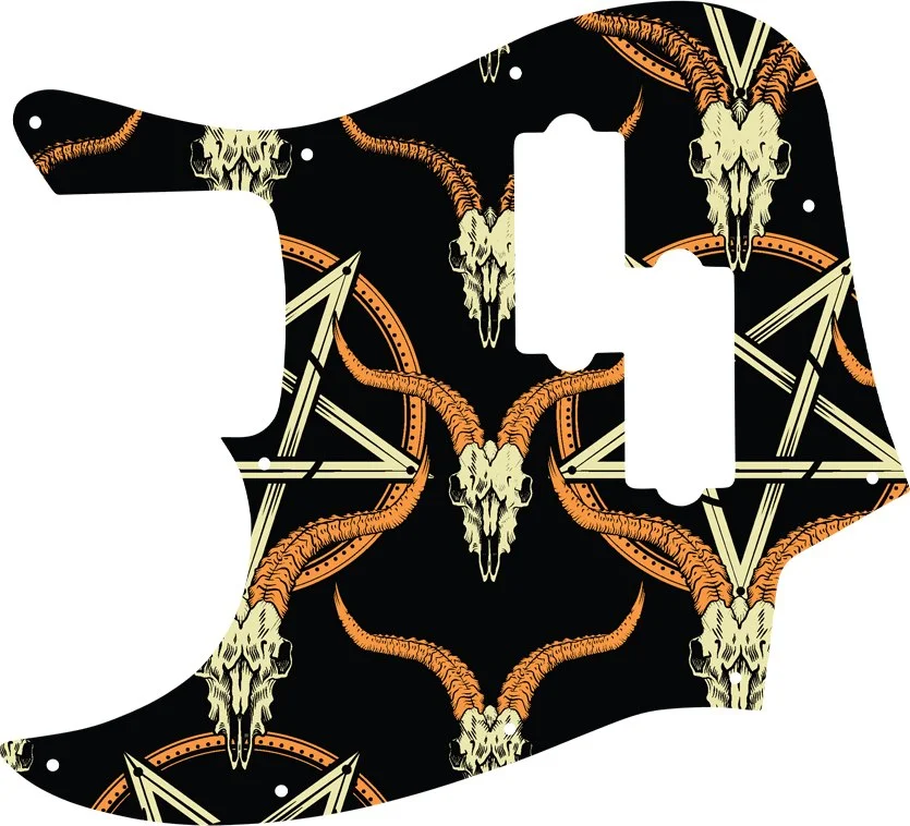 WD Custom Pickguard For Left Hand Fender Blacktop Jazz Bass - Picture 88 of 97